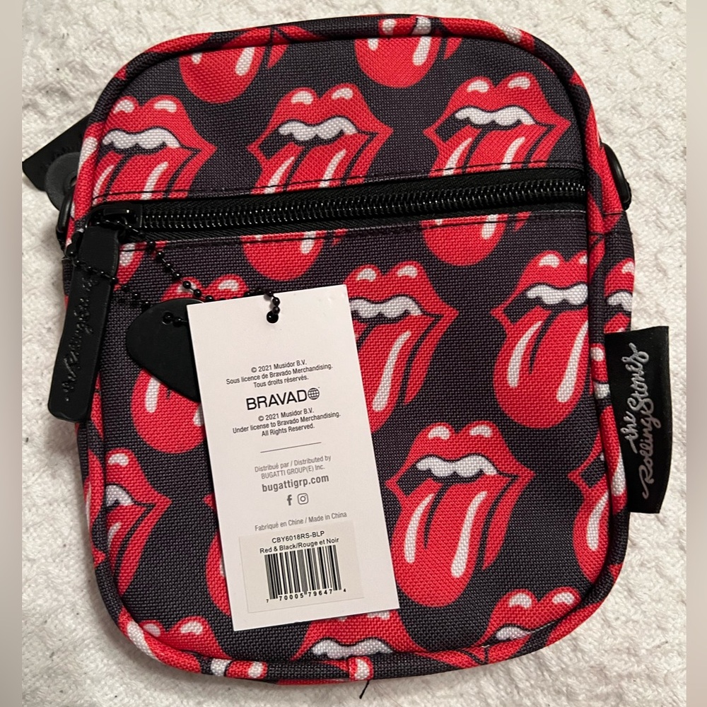 Rolling Stones Core Collection adjustable crossbody bag - Picture 3 of 4